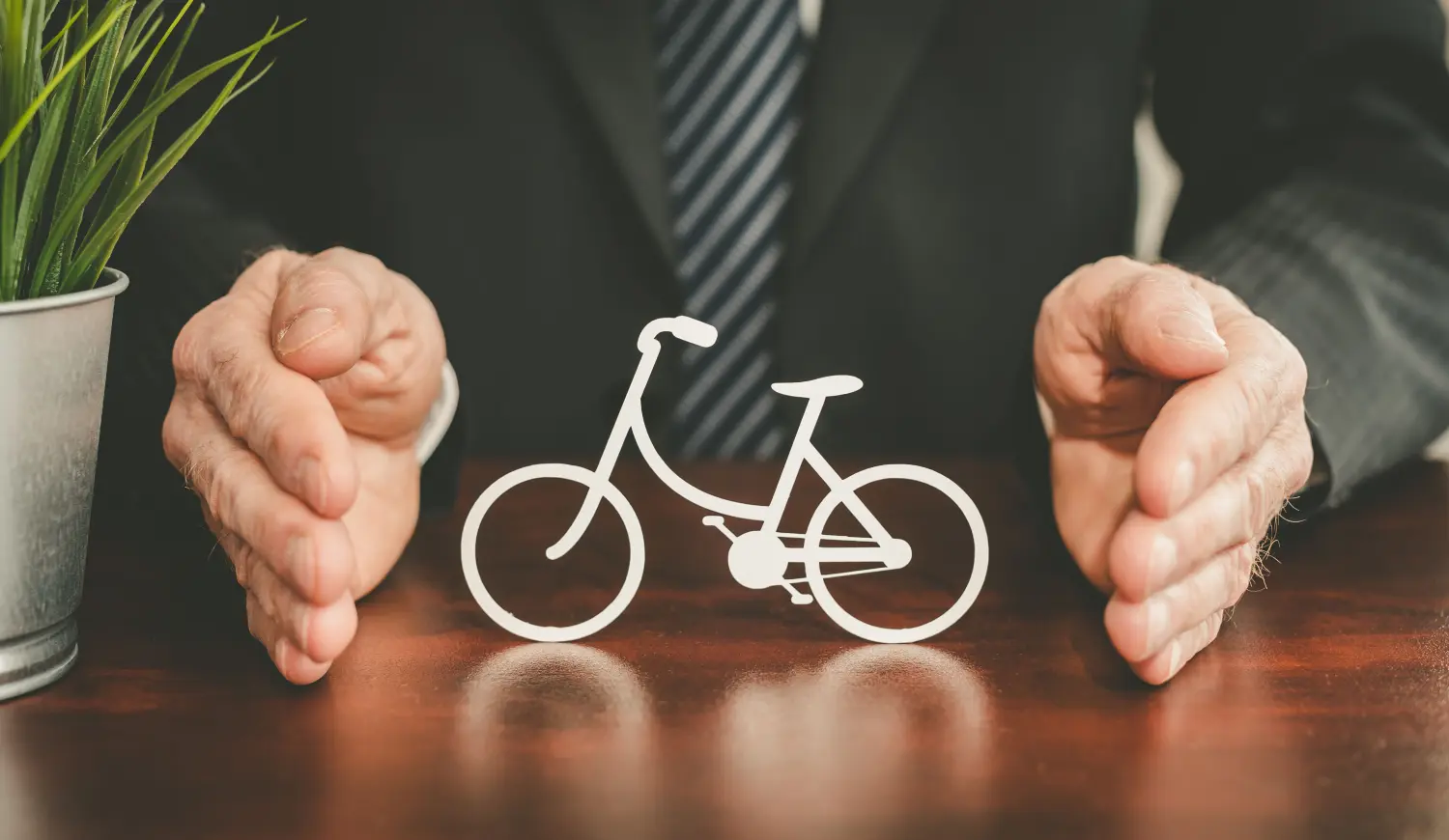 Symbol der Fahrradversicherung